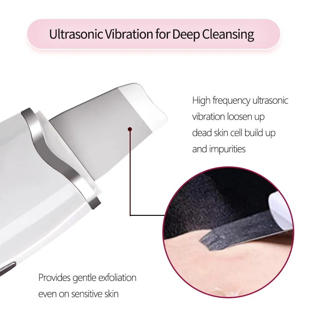 UltraSkin Tri-Function Pro - Advanced Ultrasonic Facial Spatula System